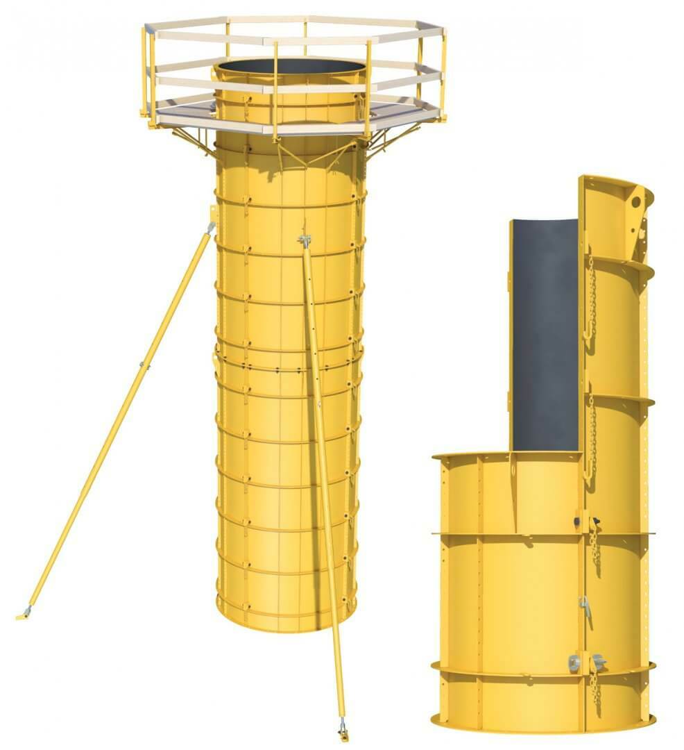 Column Formwork (Square, Rectangular & Circular) view 2